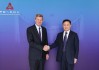中国人民银行行长潘功胜会见维萨公司首席执行官瑞安·麦金纳尼