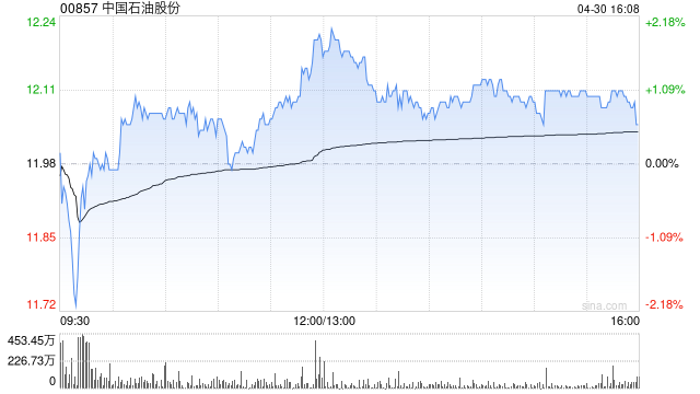 大摩：中国石油股份给予“增持”评级 目标价13.25港元