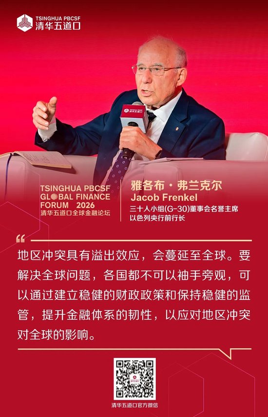 嘉宾金句①丨2026清华五道口全球金融论坛