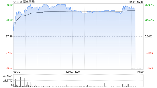 大摩：海丰国际去年初步业绩略胜预期 今年前景好坏参半