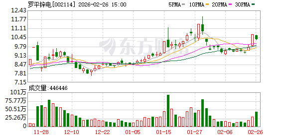 罗平锌电：截至2026年2月13日公司股东人数为48583户