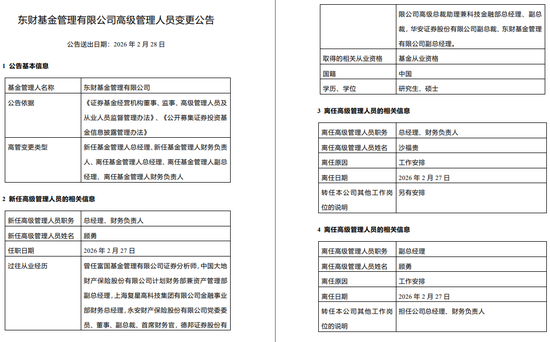 临危受命！顾勇接棒东财基金，扛起券茅公募新大旗