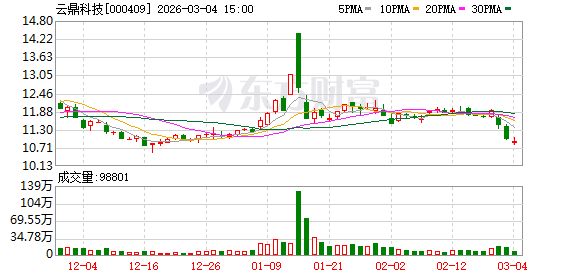 云鼎科技：公司股价表现受到多重复杂因素共同影响