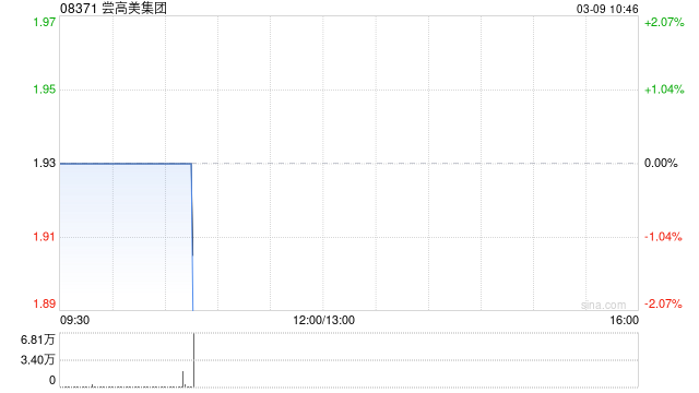 尝高美集团因购股权获行使而发行65万股