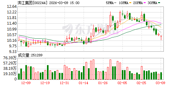 滨江集团：滨江控股一致行动人合计减持87572338股
