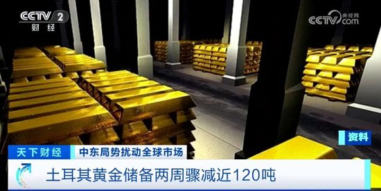 土耳其两周狂卖近120吨，这些国家也在抛售黄金！啥信号？