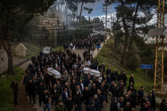 黎巴嫩为以军空袭遇难夫妇哀悼 此次袭击引发广泛愤慨