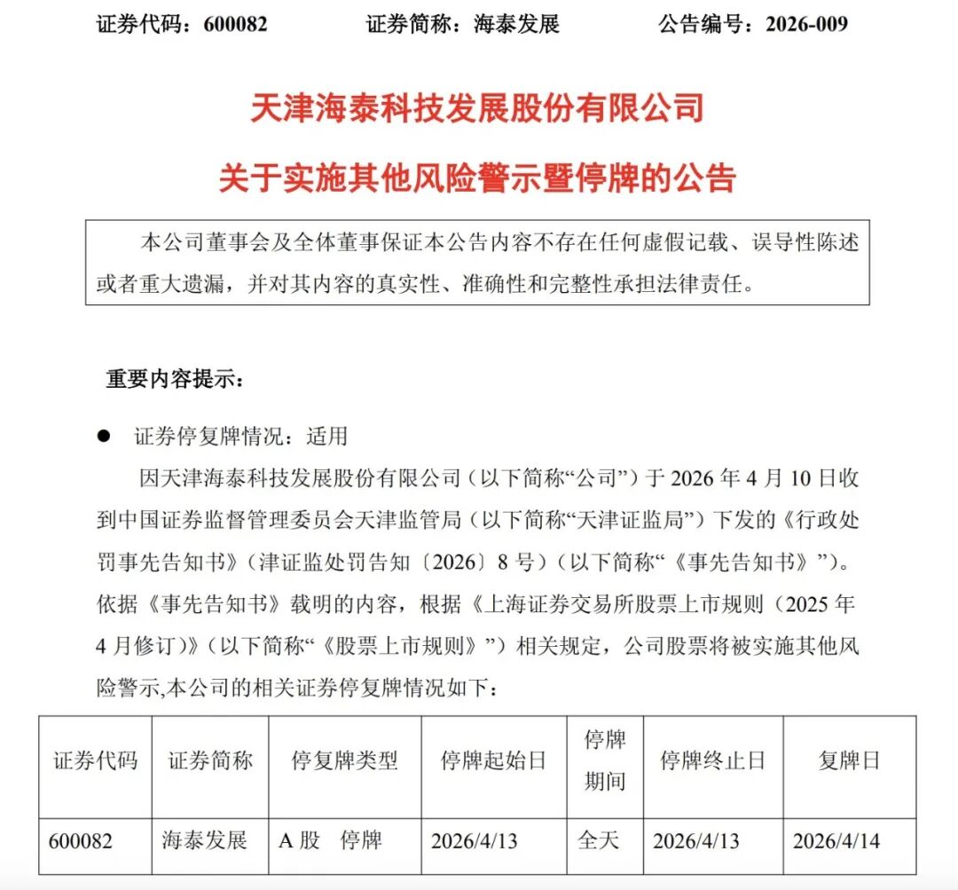 两股同日被ST，一股年内大涨138%