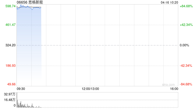思格新能：香港公开发售获1102.05倍认购 最终发售价为每股324.2港元