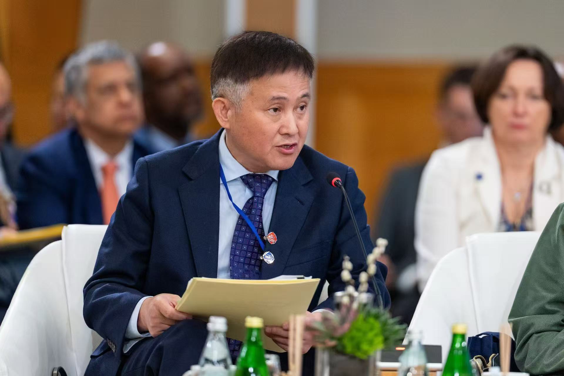 人民银行行长潘功胜出席第53届国际货币与金融委员会会议