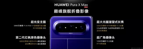 全球首发“大阔折”！华为Pura X Max发布，10999元起售