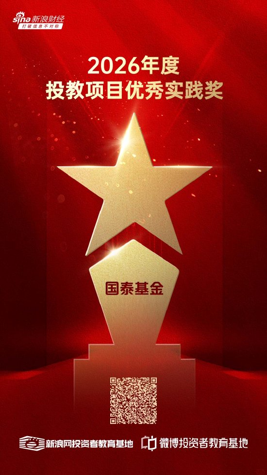 515投资者保护 | 278场活动覆盖60城！国泰基金“长情相伴，共赴财富远方”荣获2026年度投教项目优秀实践奖