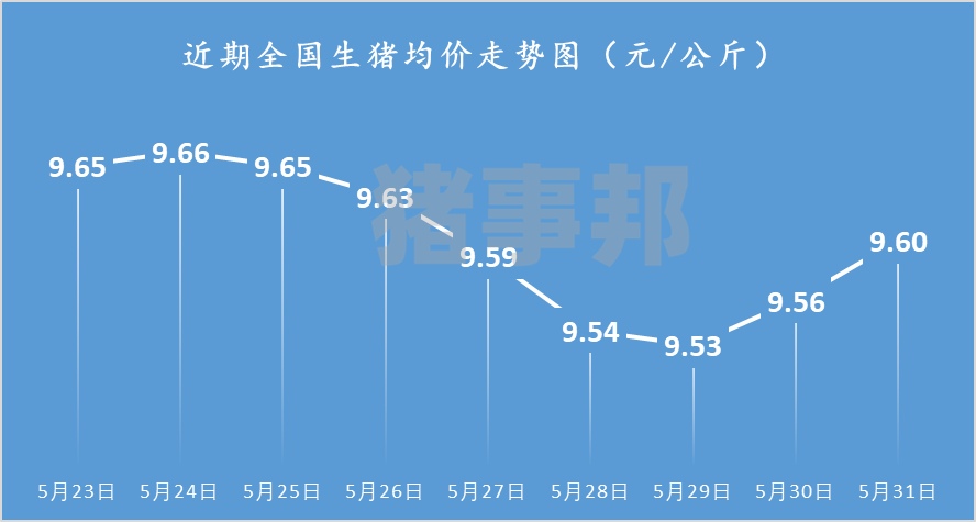 猪事邦|| 5月31日猪价汇总(继续北强南稳!)