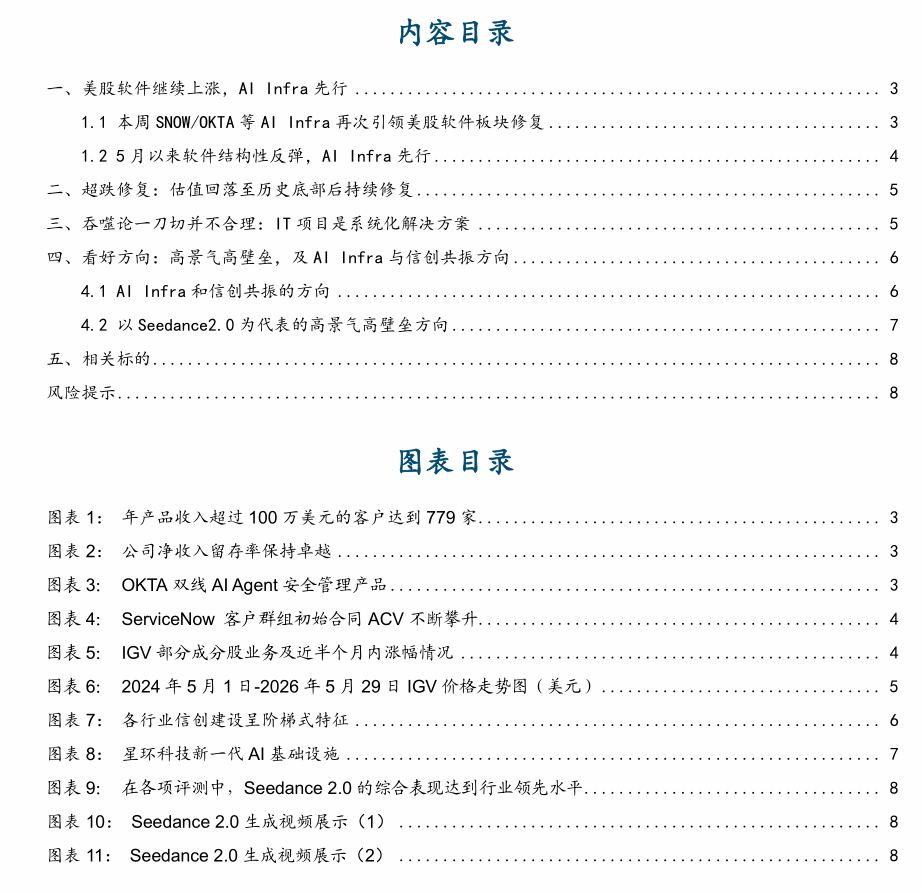 【国金计算机&科技】美股软件在涨什么？
