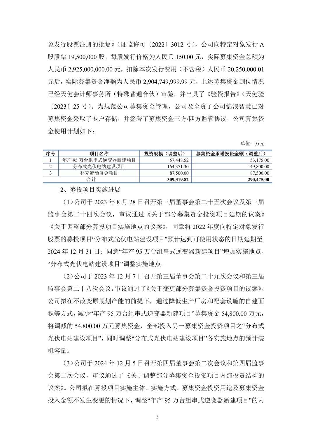3.94亿!锦浪科技转让24个光伏项目公司股权及设备