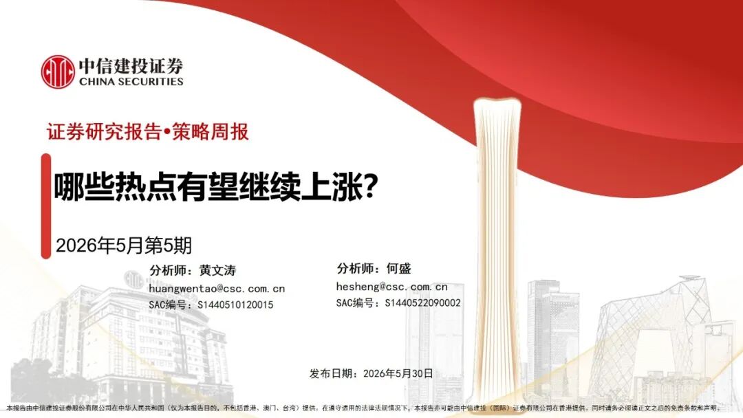 中信建投 | 哪些热点有望继续上涨？
